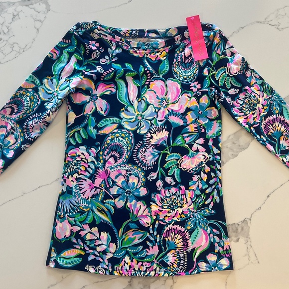 NWT Lilly Pulitzer High Aleah Top - Picture 3 of 3